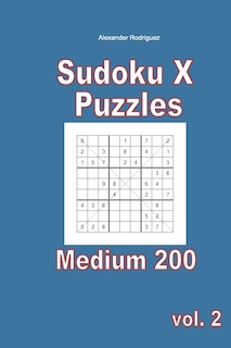 Front cover_Sudoku X Puzzles - Medium 200 vol. 2