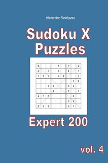 Front cover_Sudoku X Puzzles - Expert 200 vol. 4