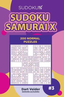 Couverture_Sudoku Samurai X - 200 Normal Puzzles (Volume 3)