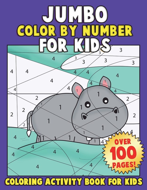 Couverture_JUMBO Color By Number for Kids
