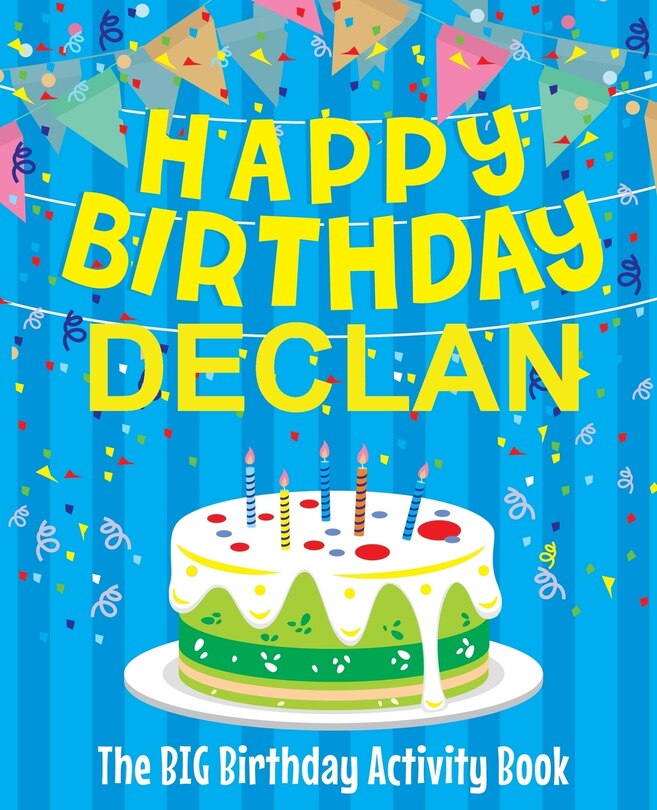Couverture_Happy Birthday Declan - The Big Birthday Activity Book