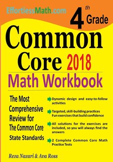 Front cover_4th Grade Common Core Math Workbook
