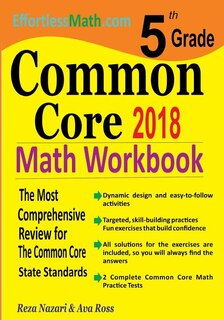 Front cover_5th Grade Common Core Math Workbook