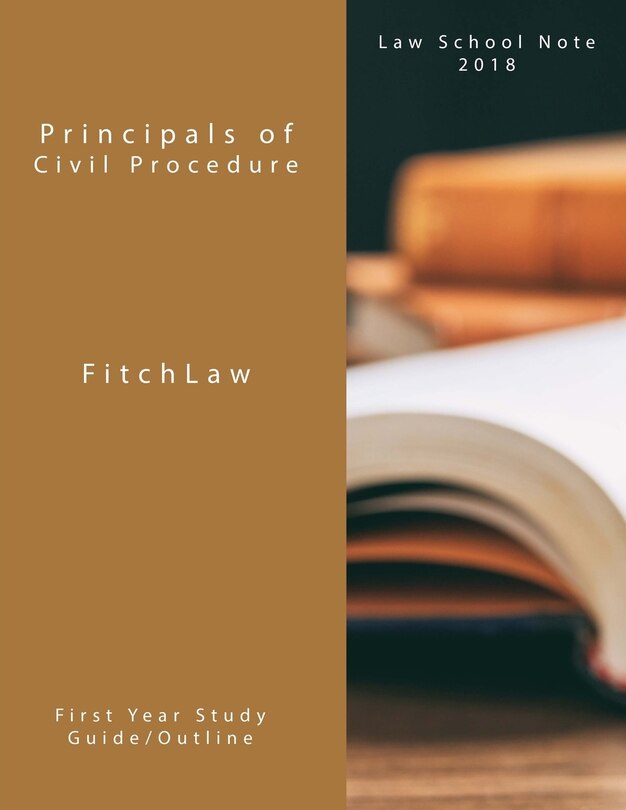 Couverture_Principals of Civil Procedure