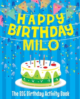 Couverture_Happy Birthday Milo - The Big Birthday Activity Book