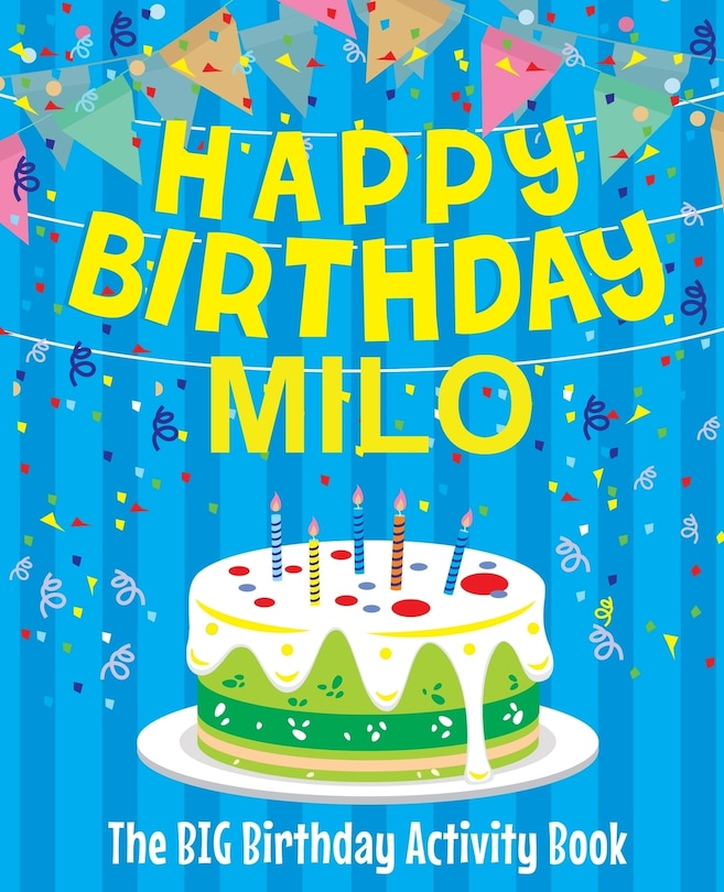 Couverture_Happy Birthday Milo - The Big Birthday Activity Book