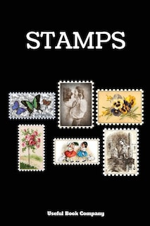 Stamps: Stamp book for stamp collectors, 6 x 9,