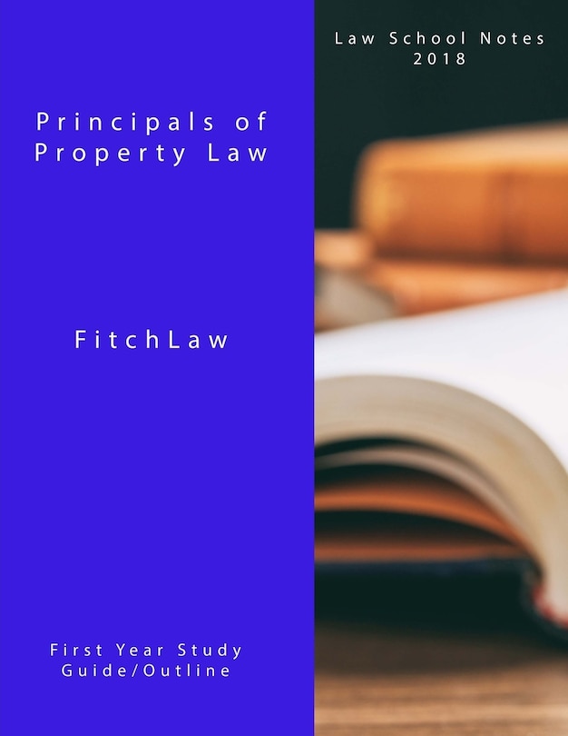 Couverture_Principals of Property Law