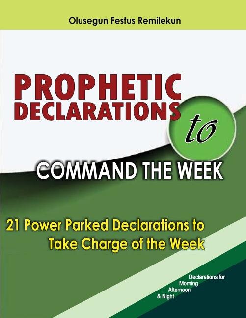 Front cover_Prophetic Declarations to Command the Week
