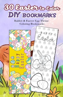 Front cover_30 Easter to Color DIY Bookmarks