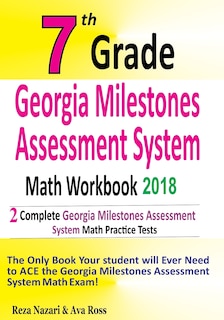 Front cover_7th Grade Georgia Milestones Assessment System Math Workbook 2018
