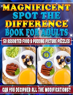 Front cover_Magnificent Spot the Difference Book for Adults