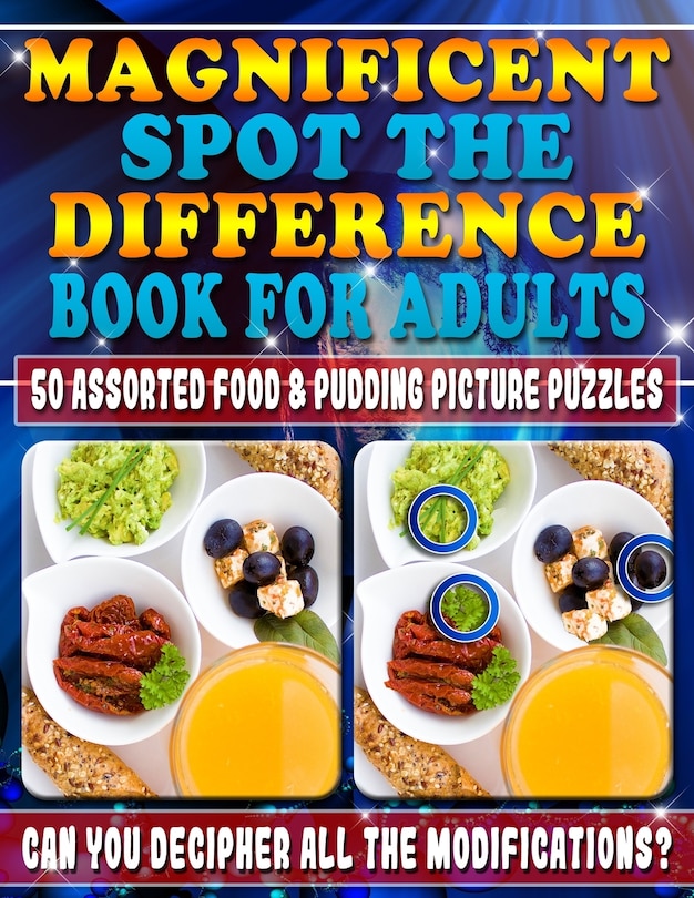 Front cover_Magnificent Spot the Difference Book for Adults