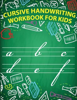 Front cover_Cursive handwriting workbook for kids