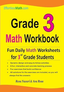 Grade 3 Math Workbook: Fun Daily Math Worksheets For 3rd Grade Students