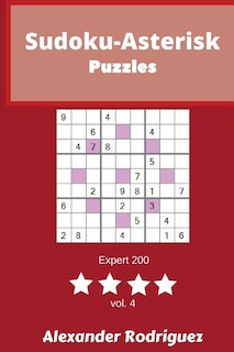 Sudoku-Asterisk Puzzles - Expert 200 vol. 4