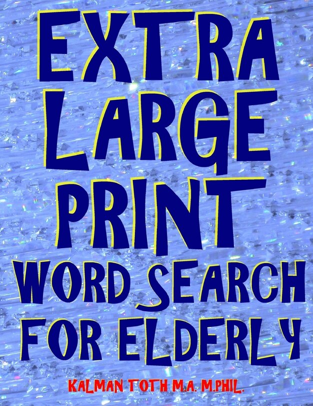 Couverture_Extra Large Print Word Search for Elderly