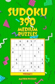 Front cover_SUDOKU 390 Medium Puzzles