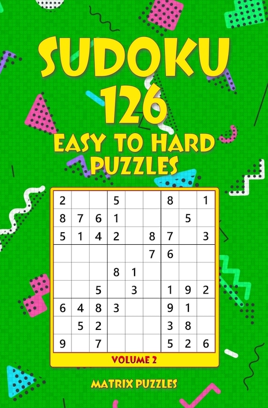 Front cover_SUDOKU 126 Easy to Hard Puzzles
