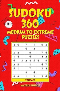 Front cover_SUDOKU 360 Medium to Extreme Puzzles