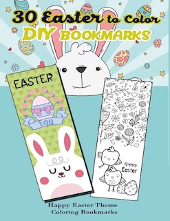 Couverture_30 Easter to Color DIY Bookmarks