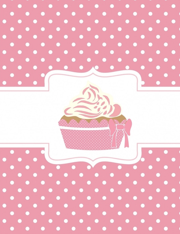 Pink Polka Dot Cupcake Composition Notebook: 4x4 Quad Rule Graph Paper, 202 Pages, (7.44 X 9.69)