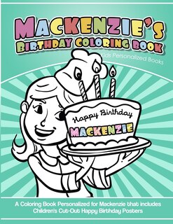 Couverture_Mackenzie's Birthday Coloring Book Kids Personalized Books