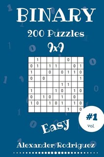 Front cover_Binary Puzzles - Easy 200 vol. 1