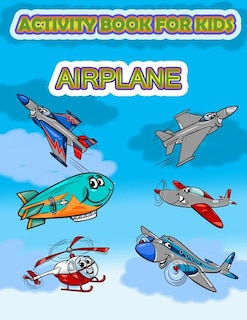 Front cover_Activity Book for Kids Airplane
