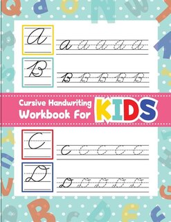 Front cover_Cursive handwriting workbook for kids