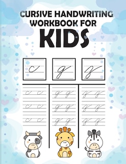 Couverture_Cursive handwriting workbook for kids