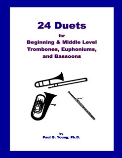 Couverture_24 Duets for Middle Level Trombones, Euphoniums, and Bassoons