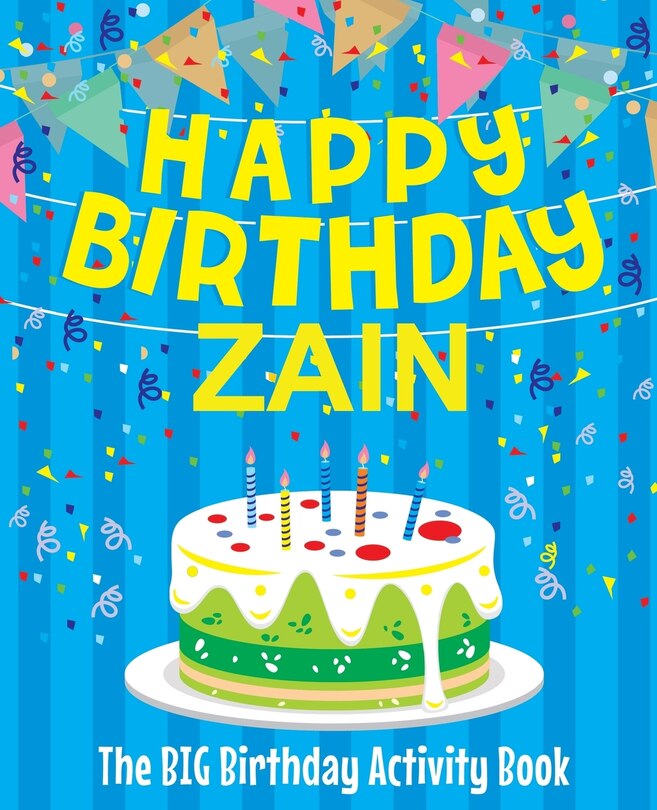 Couverture_Happy Birthday Zain - The Big Birthday Activity Book