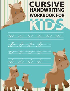 Front cover_Cursive handwriting workbook for kids