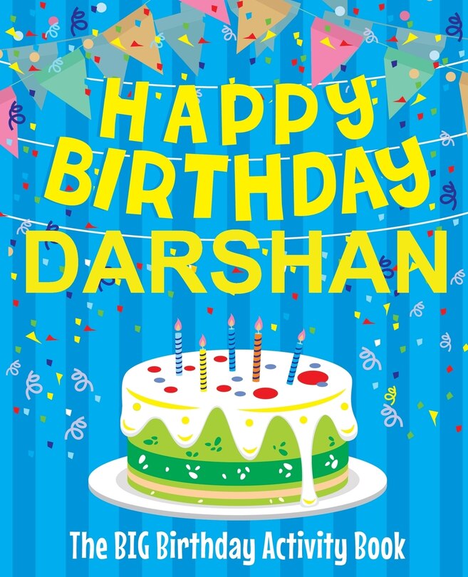 Couverture_Happy Birthday Darshan - The Big Birthday Activity Book