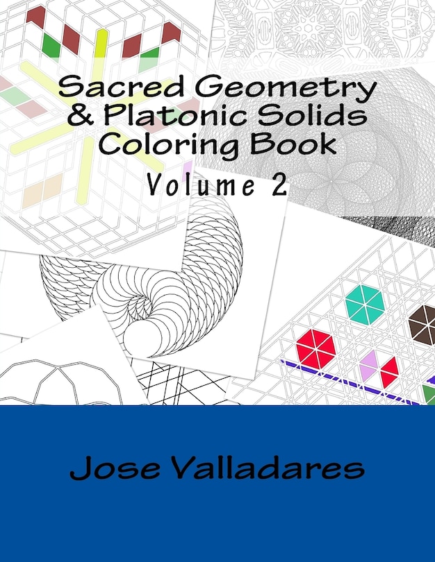 Front cover_Sacred Geometry & Platonic Solids Coloring Book
