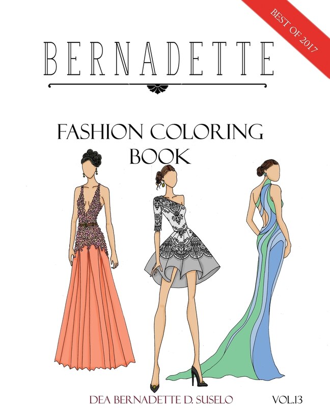 Couverture_BERNADETTE Fashion Coloring Book Vol.13