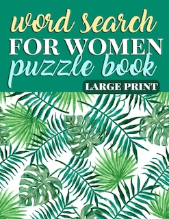Couverture_Word Search for Women Puzzle Book Large Print