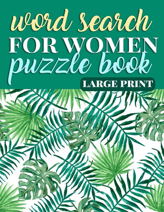 Couverture_Word Search for Women Puzzle Book Large Print
