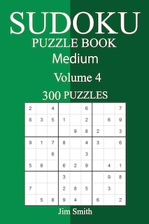 Front cover_300 Medium Sudoku Puzzle Book