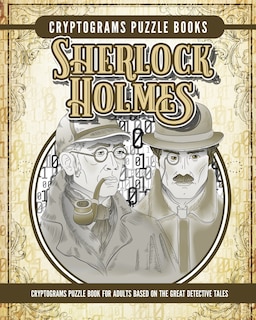 Front cover_Cryptogram Sherlock Holmes Puzzle Books