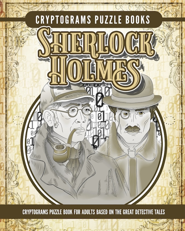 Front cover_Cryptogram Sherlock Holmes Puzzle Books
