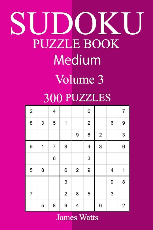 Couverture_300 Medium Sudoku Puzzle Book