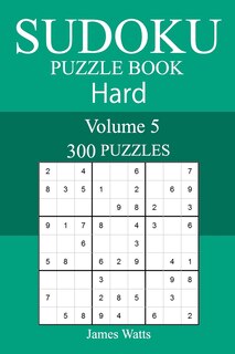 Front cover_300 Hard Sudoku Puzzle Book