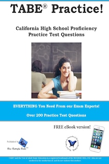 Front cover_TABE Practice! Test of Adult Basic Education Practice Test Questions