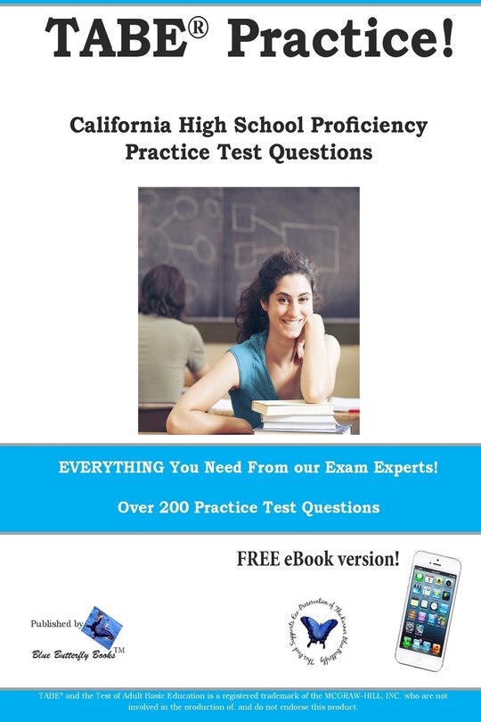 Front cover_TABE Practice! Test of Adult Basic Education Practice Test Questions