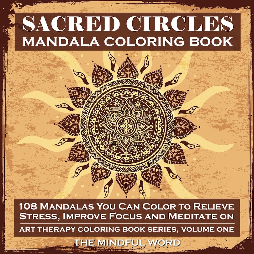 Couverture_Sacred Circles Mandala Coloring Book