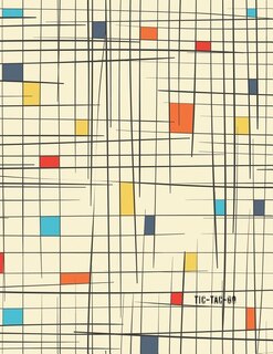Tic-Tac-Go: 400-page Lined Writing Notebook (8.5 x 11 Inches)