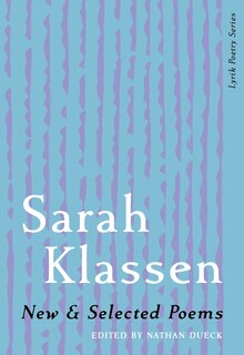 Couverture_New & Selected Poems of Sarah Klassen