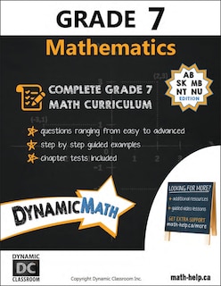 Front cover_Dynamic Math Grade 7 - AB, SK, MB, NU, NT, AC